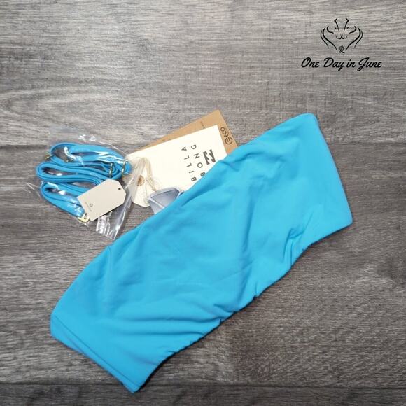 Billabong Sol Searcher Bandeau Bikini Top Size XS - Picture 2 of 5